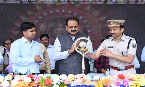 BIHAR DIWAS SAMAROH UDGHATAN BY COMMISSIONR MUNGER